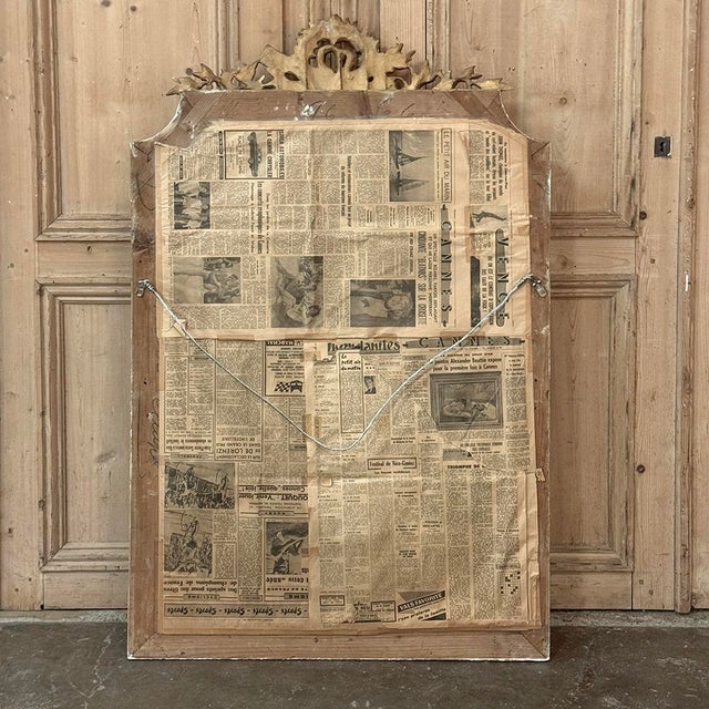 Antique 19th Century French Louis XVI Gilded Mirror For Sale - Image 18 of 18