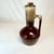 Brown Mid-Century Boho Chic Arts & Crafts Brown Drip Glazed Ewer Pitcher. For Sale - Image 8 of 12