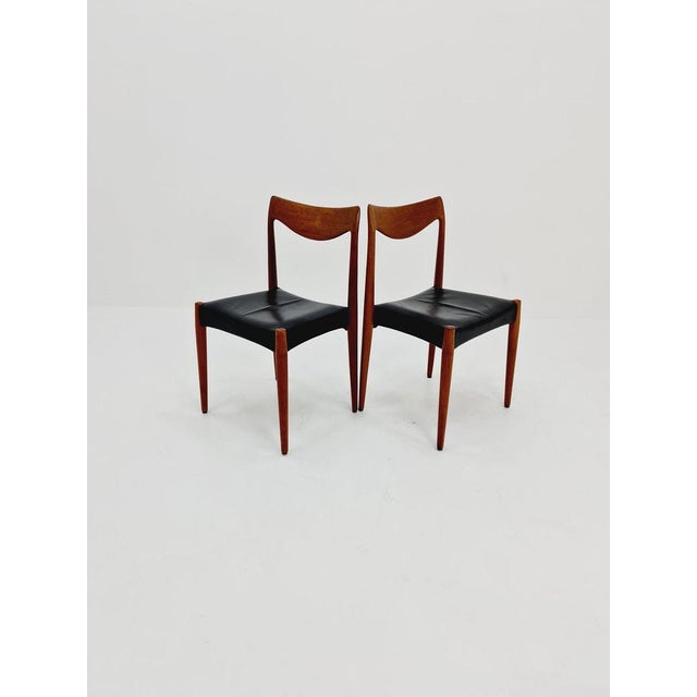 Vintage Norwegian Teak and Leather Chair by Rastad & Relling, 1960s For Sale - Image 10 of 10