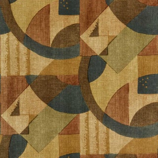 Zoffany Abstract 1928 Wallpaper in Antique Copper For Sale