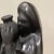 Vintage Early 20th Century Black Ceramic Woman With Water Jag Figurine Sculpture For Sale - Image 11 of 13