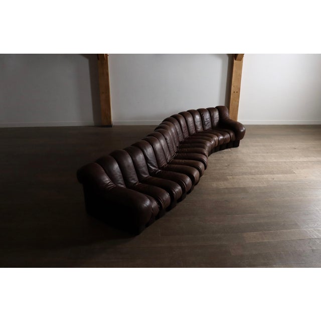 Beautiful De Sede DS-600 “Non-Stop” sectional sofa by Heinz Ulrich, Ueli Berger and Eleonore Peduzzi-Riva in original...