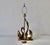 Late 20th Century Italian Style Brass Stylized Swans Desk Table Lamp Triangular Base Detail Mid-Century Modern For Sale - Image 9 of 14
