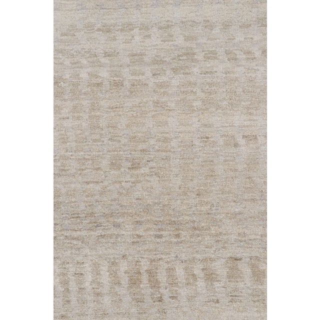 Contemporary Rug & Kilim’s Contemporary Textural Rug in Beige-Brown and Gray Tones - 9x12 For Sale - Image 3 of 8