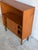 Vintage Danish Modern Teak Bookcase Cabinet Sliding Doors Mid Century Scandinavian Shelf For Sale - Image 4 of 9
