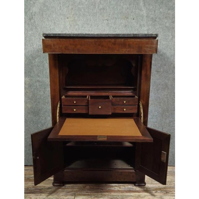 Louis Philippe Secretaire in Mahogany, 1800s For Sale - Image 12 of 13