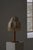 Wood Early 20th Century Art Deco Danish Wooden Table Lamp with Floral Shade, 1920s For Sale - Image 7 of 18
