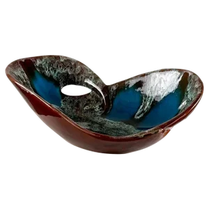 Enamelled Ceramic Table Center from Vallauris, France, 1960s
