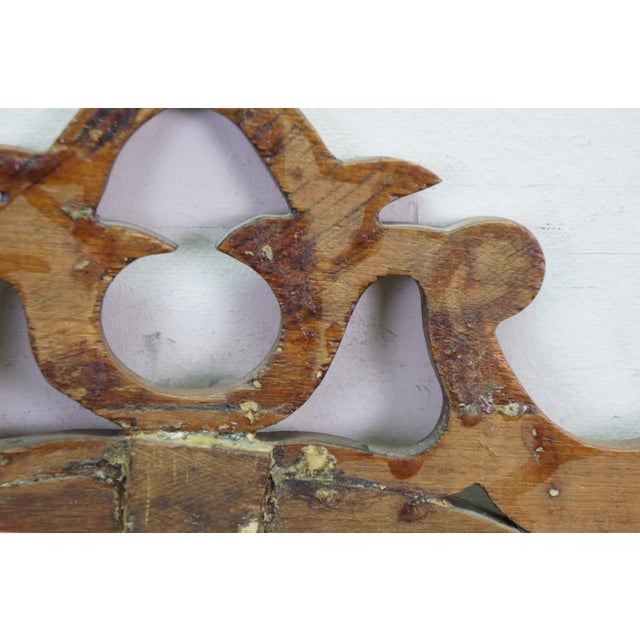 Antique Victorian Mahogany Oval Vanity Wishbone Dressing Wall Mirror 28" For Sale - Image 10 of 11