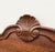 Elegant antique French Provincial wall mirror, crafted in France and dating to approximately 1890–1900. Made from warm-...