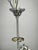 Metal Art Deco Champagne Glass Chandelier, Former Czechoslovakia, 1930s For Sale - Image 7 of 14