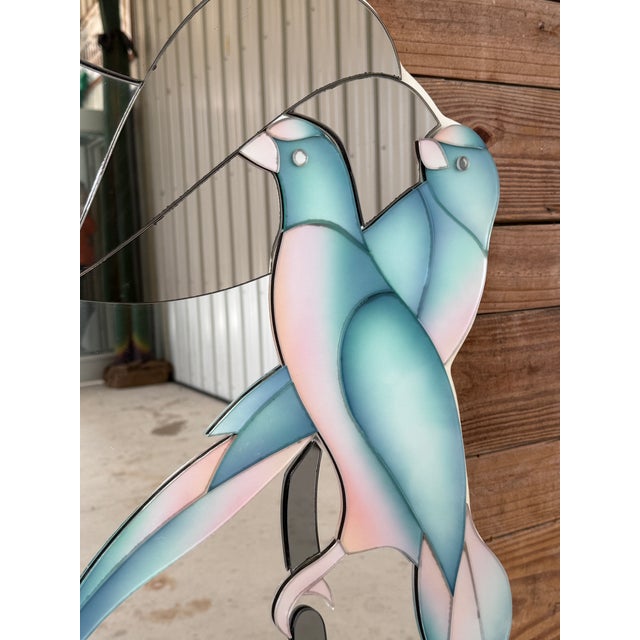 Vintage Sculptural Parrot Mirror by David Marshall, Late 20th Century For Sale In Naples, FL - Image 6 of 11