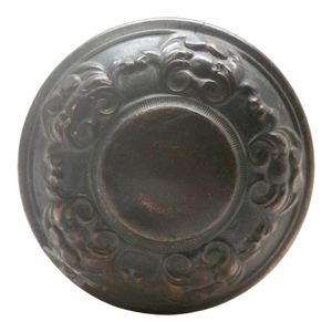 Antique 1920s Yale & Towne Nubian Bronze Passage Door Knob