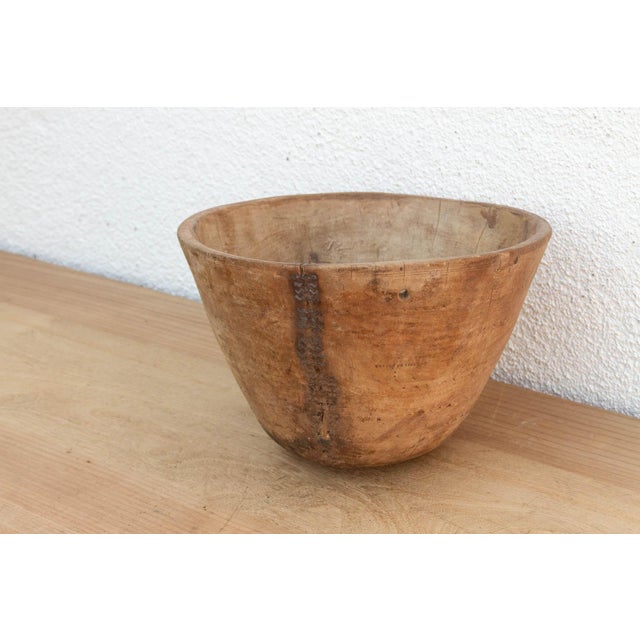 Original Bleached Wood African Vessel For Sale - Image 4 of 11