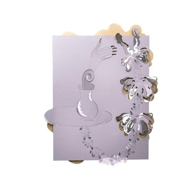 Metal The Hunt Metallic Tapestries in Powder-Coated Aluminum by Altreforme, Set of 5 For Sale - Image 7 of 16