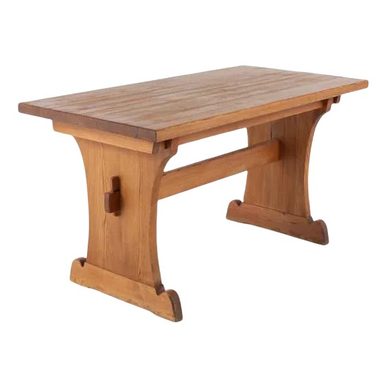 Sport Solid Pine Table by Axel Einar Hjorth for Nordic Kompaniet For Sale