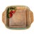 Artifacts Rattan Square Baker Basket with Pyrex in Honey Brown - 2 Pieces For Sale In Houston - Image 6 of 8