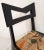 Black Mid-Century Funky Art Deco Black Painted Decorative Side Chair For Sale - Image 8 of 12
