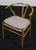 Hans J. Wegner cushions for wishbone chair model CH24. Made in canvas with leather tubing and good quality foam. Only the...