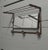 Arts and Crafts French Brass Hall Mirror with Shelf and 3 Coat Hooks This is a very attractive piece with a Retro look it...