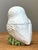 Whimsical and refined, this vintage Italian ceramic trinket box takes the form of a wide-eyed owl perched on a grassy...