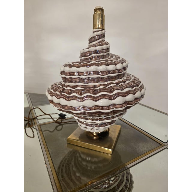 Ceramic Lamps by Giulia Mangani, 1980s, Set of 2 For Sale - Image 9 of 10