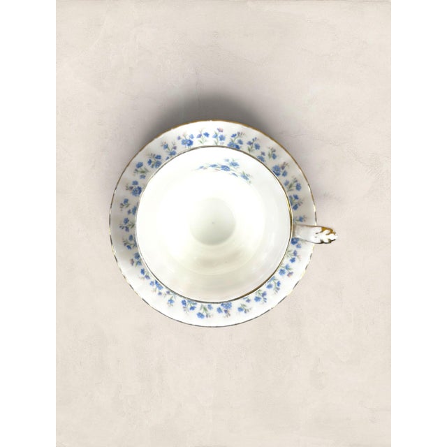 Vintage English Royal Albert Memory Lane Bone China Quartet - Set of Four For Sale - Image 10 of 16