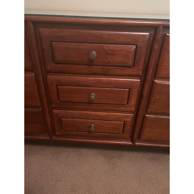 1950s Mid-Century Modern Heywood Wakefield Cliff House 9 Drawer Cherry ...