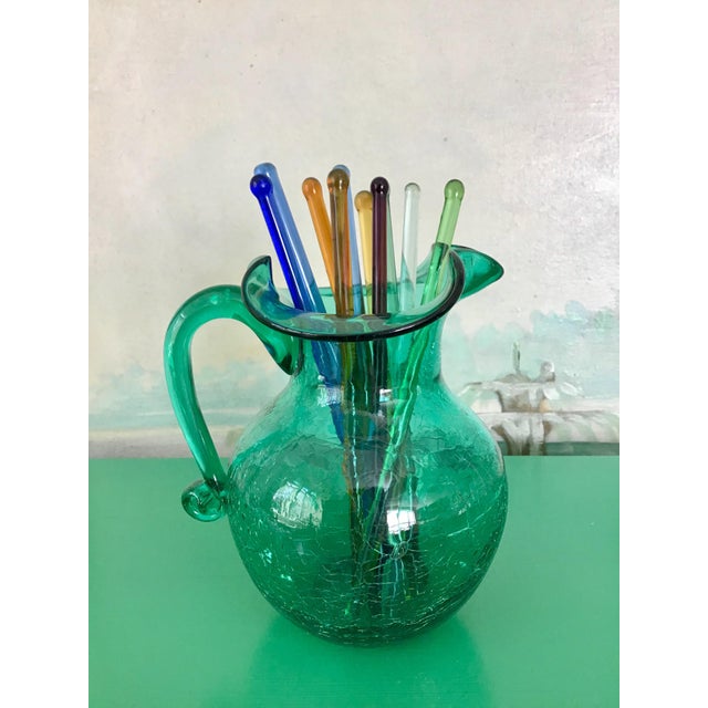 Antique Glass Swizzle Sticks Set of 10 Chairish