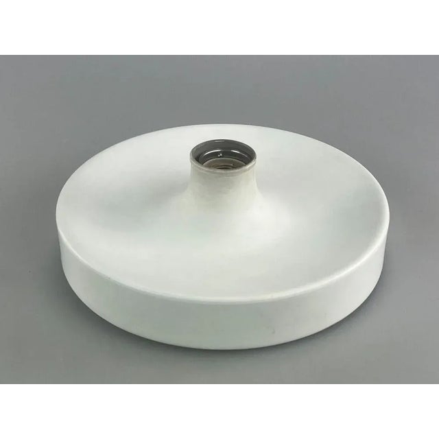 Silver Space Age Discus Wall Lamp in Aluminum and Metal, 1960s For Sale - Image 8 of 11
