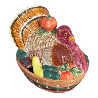 Vintage Turkey Tureen For Sale