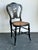 Vintage Paper Mache Inlay Chair For Sale - Image 10 of 12