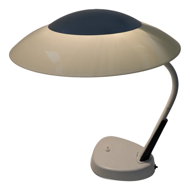 Large Mid-Century Modern Space Age Table Lamp by LBL, 1968 For Sale