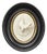 Antique Victorian Large Italian Oval Marble Relief Carved Dove Bird Wall Plaque For Sale