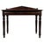 19th Century English Antique Oak Side Table with Gallery Back For Sale - Image 11 of 11