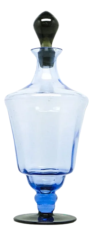 Art Deco Carafe from Hortensja Glassworks, Poland, 1930s