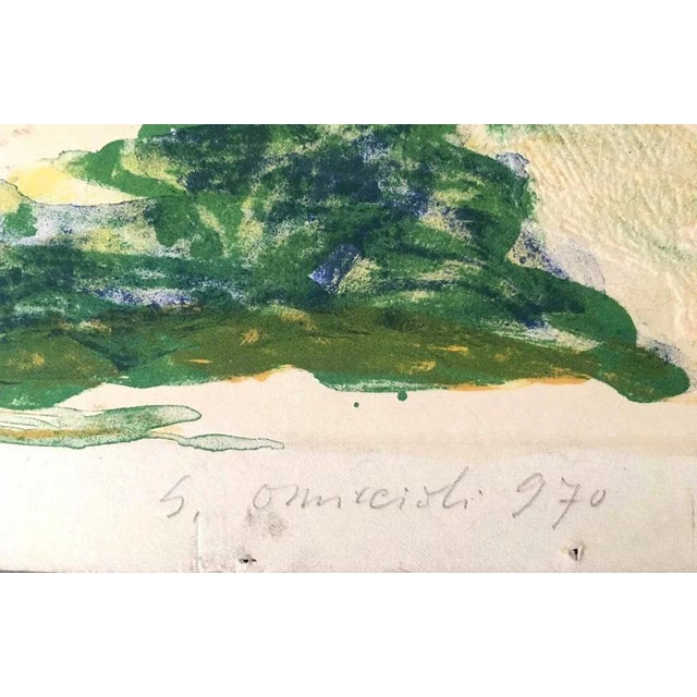 Untitled is a beautiful original watercolor on cardboard, realized by the italian artist giovanni omiccioli (rome,...