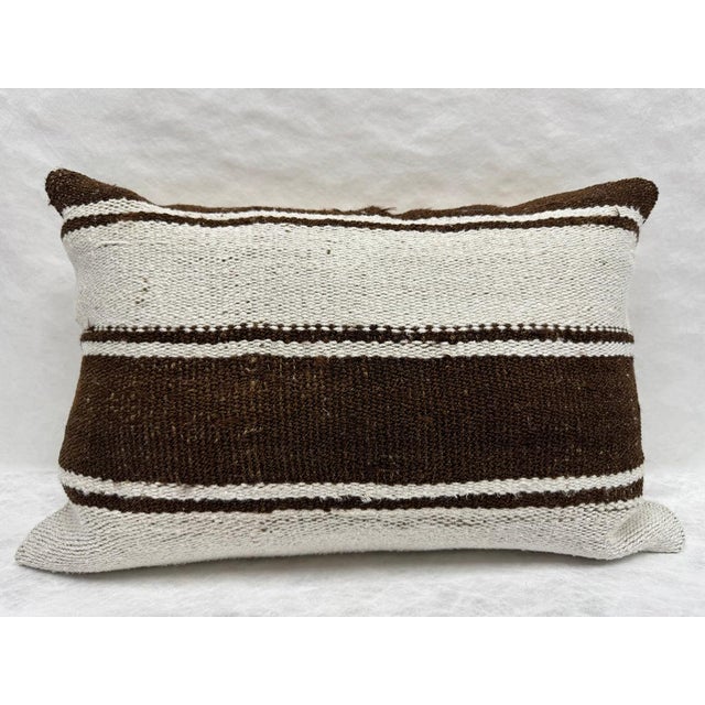Turkish Hemp Pillow Cushion Natural Brown Beige Pillow Cushion Cover 16" x 24" #30280 Enhance your home decor with our...