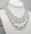 1950s Vintage 1950s Signed Napier 3-Strand Glass Beaded Necklace For Sale - Image 5 of 8