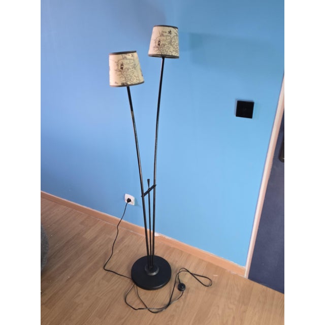 Two-Light Floor Lamp, 1950 For Sale - Image 4 of 18