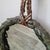 Labarge LaBarge Italian Patinated Tole Wreath Bow Metal Wall Mirror For Sale - Image 4 of 10