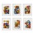 Set of 6 – The Physics Series No. 2 - Original Abstract Acrylic Paintings by Diane Grant For Sale