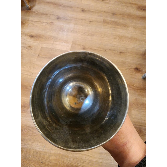 1970s Set if 12 Silver Plate Wine Goblets For Sale - Image 4 of 6