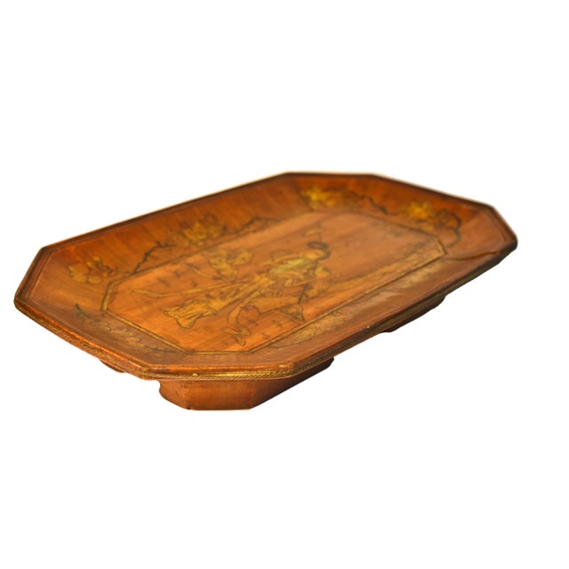 19th Century Chinese Fruit Tray Basket Gilt Painted For Sale In Los Angeles - Image 6 of 13