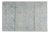 Moroccan Hand Knotted Modern Rug With Natural Color Organic Wool Soft Texture,5'7"x8'5" For Sale