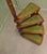 1920s Spiral Library Steps with Tooled Green Leather Treads, 1920 For Sale - Image 5 of 8