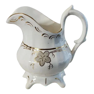 Circa 1845 Hamilton & Moore Rococo Revival Creamer Jug