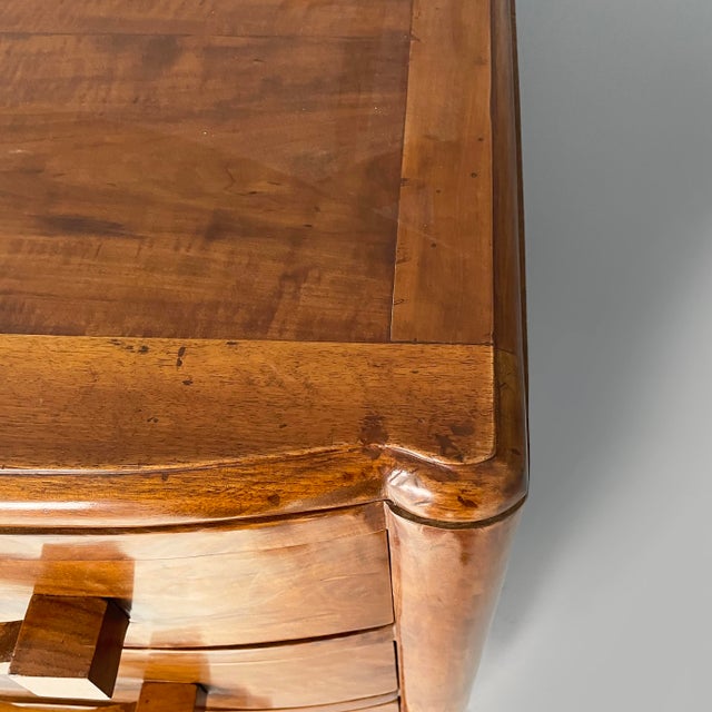 Wood Italian Art Deco Chest of Drawers in Wood, 1930s For Sale - Image 7 of 18