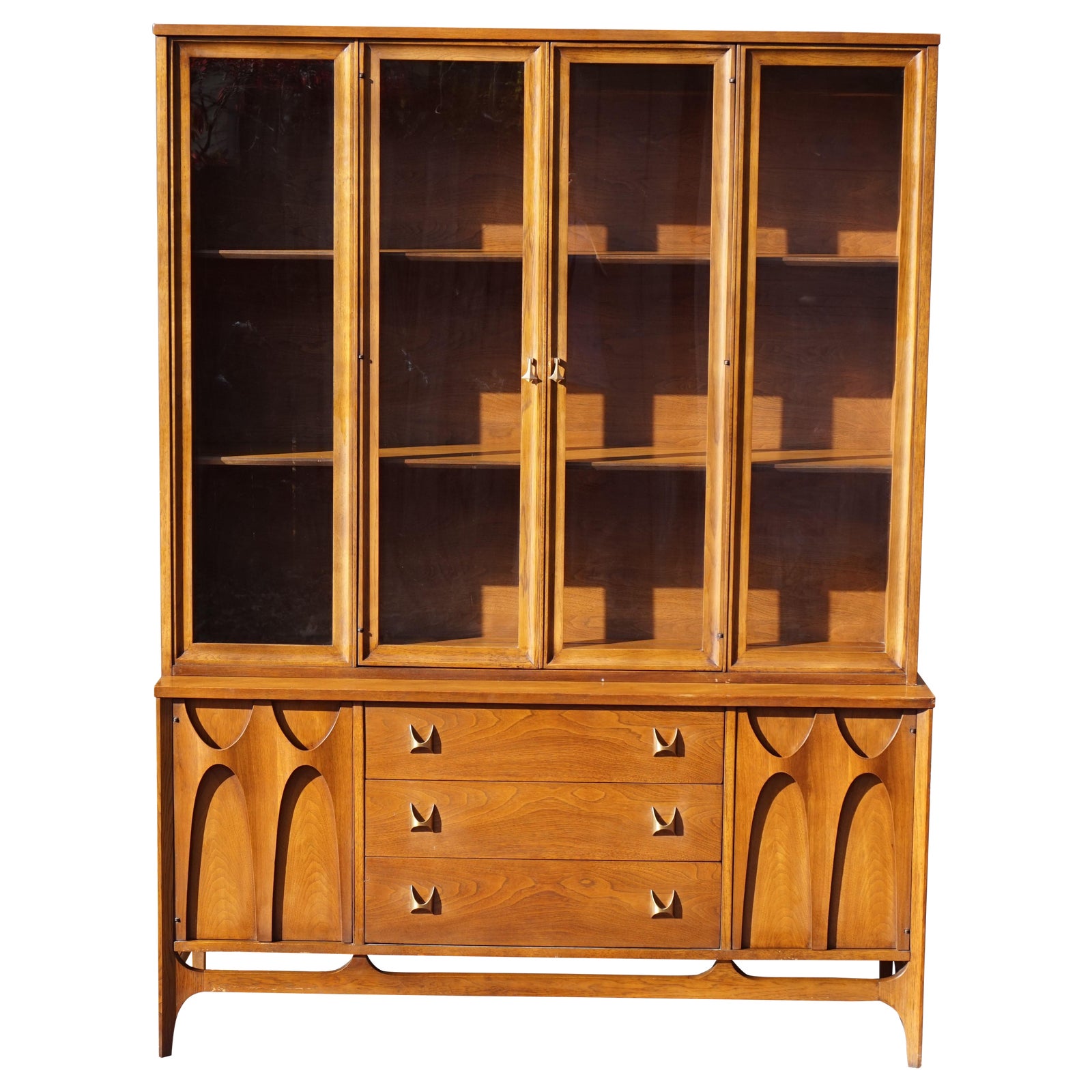 Broyhill Brasilia MidCentury Walnut China Chairish