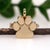 Gold Paw Locket Pendant in Solid 14k Yellow Gold For Sale - Image 4 of 10